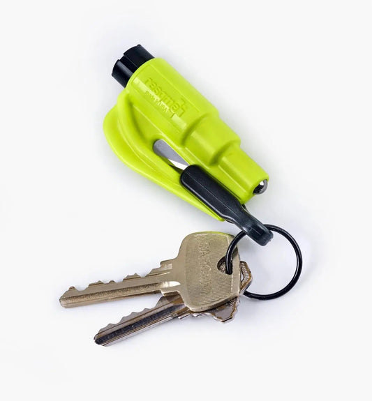 ResqMe Coupe-ceinture et brise-vitre porte-clés, Outil d'évasion d'urgence pour voiture