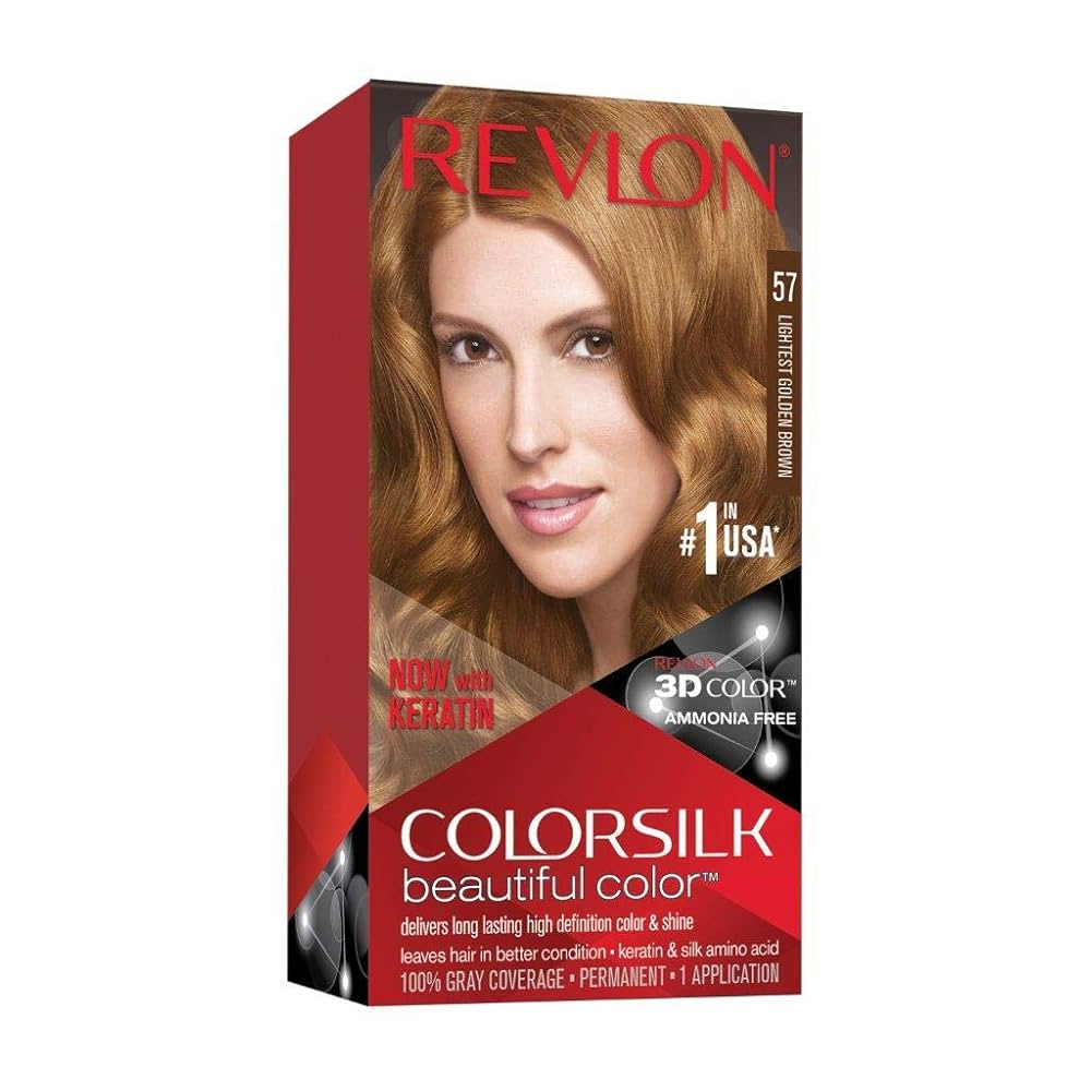 REVLON COLORSILK BEAUTIFUL COLOR - 57 CHÂTAIN CLAIR DORÉ