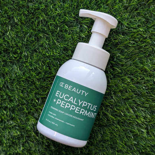 Savon moussant pour les mains Eucalyptus + Menthe poivrée
