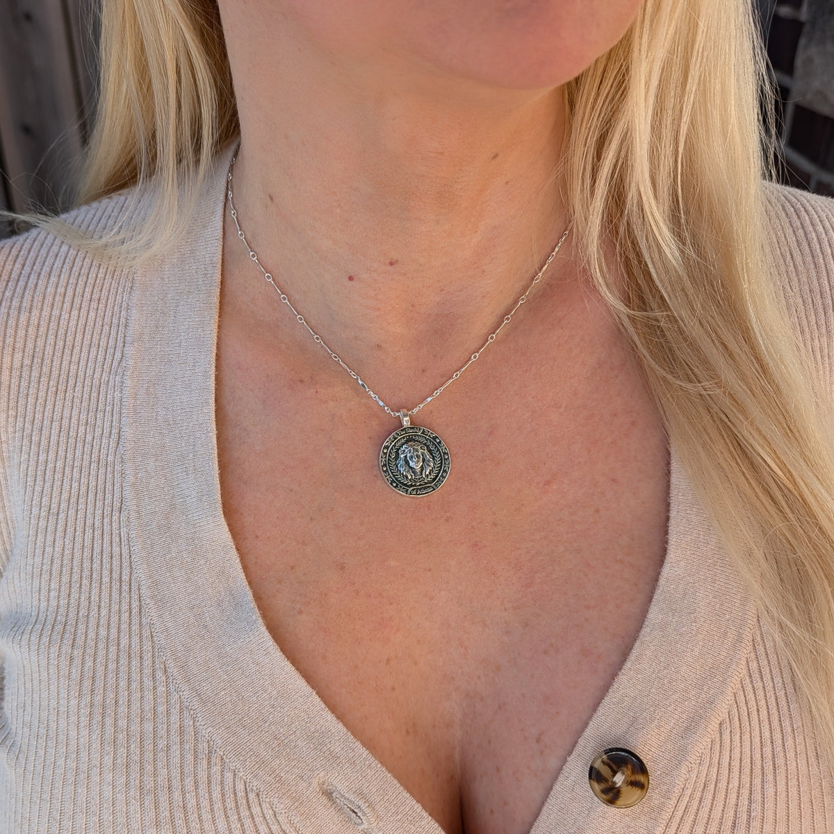The Shield of Athena — Made-to-Order Pendant in Silver or Gold
