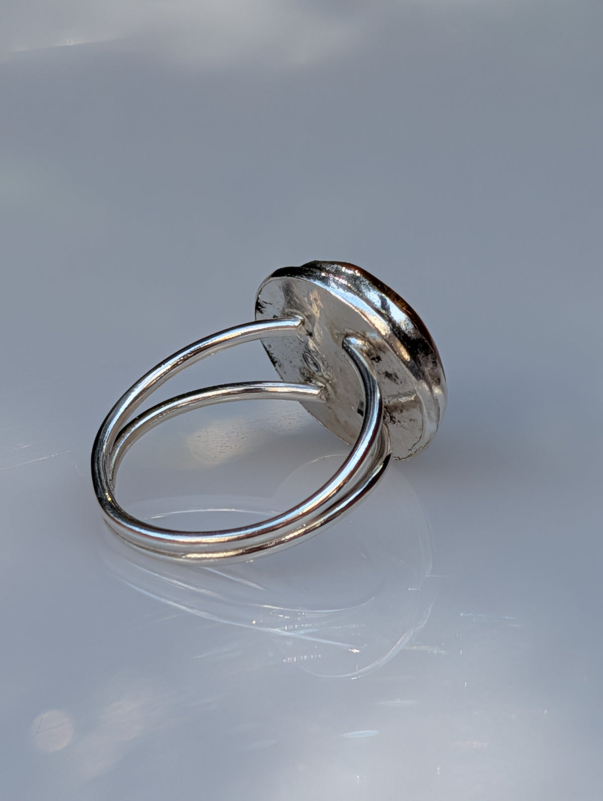 Forge — Yellow Healer Amethyst Ring in Sterling Silver, Size 8