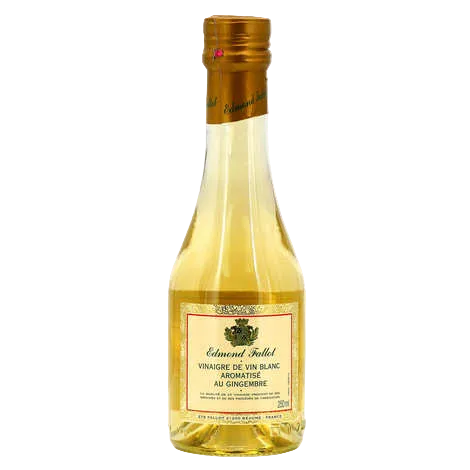 Edmond Fallot - Vinaigre de vin blanc au Gingembre 250 ml