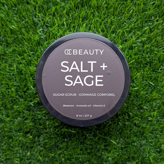 Gommage au sucre Sel + Sauge