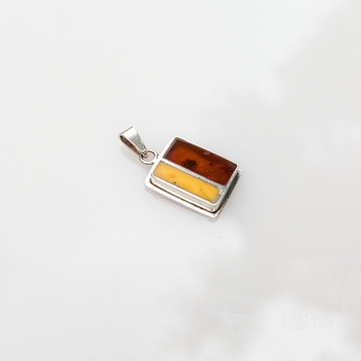 Daybreak Pendant — Baltic Amber & Sterling Silver