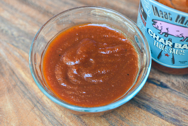 Meat Mitch Char Bar Table Sauce