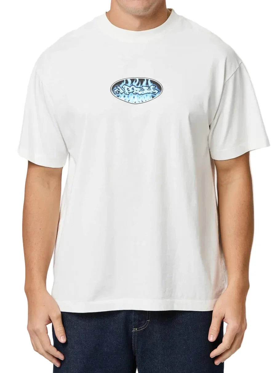 April 'Clear Flame' Tee - White