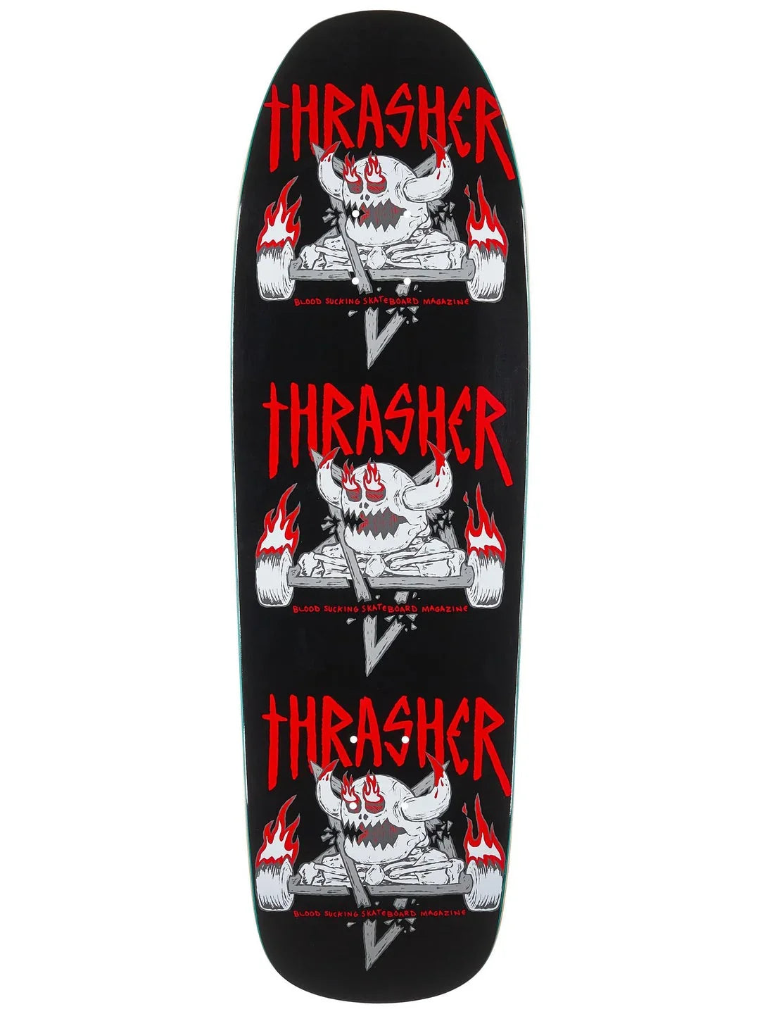 Toy Machine x Thrasher 'Monster Gram' Shaped Deck - Black