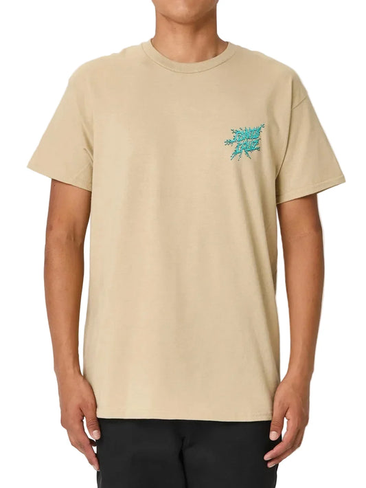 Santa Cruz 'Shark Jaw' Tee - Tan