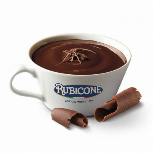 Mélange de chocolat chaud en poudre de qualité supérieure - Hot Choco Cup - Sac de 3 KG - Fabriqué en Italie par Rubicone - Distribution canadienne - Livraison gratuite au Canada pour les commandes de plus de 199 CAD
