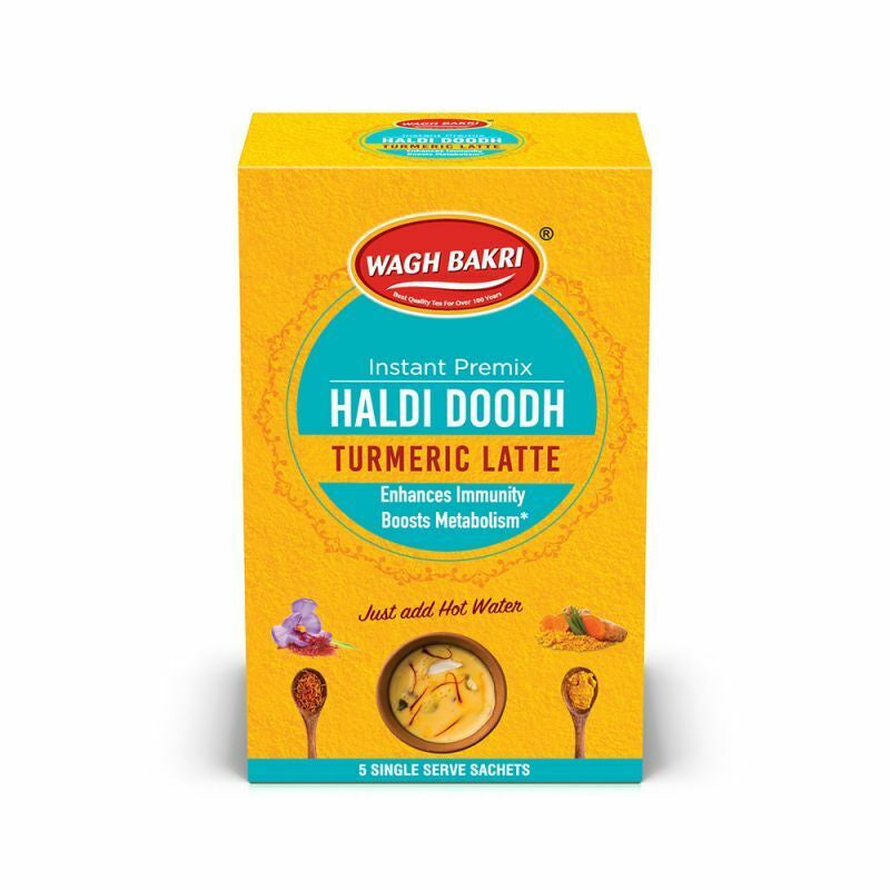 Wagh Bakri Instant Premix Turmeric Latte 110g (5 Sachets)