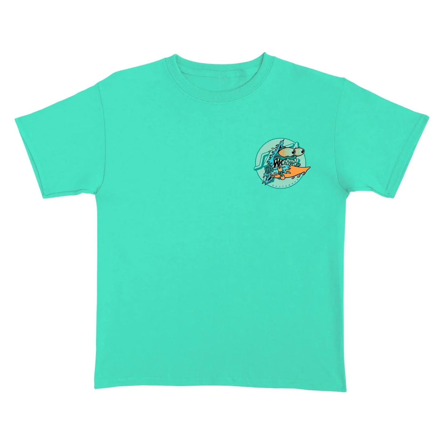 Santa Cruz 'Meek Slasher Box' Tee - Mint Green (KIDS)
