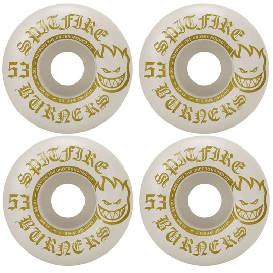 Spitfire 'Burners' 99A Wheels 53MM - White