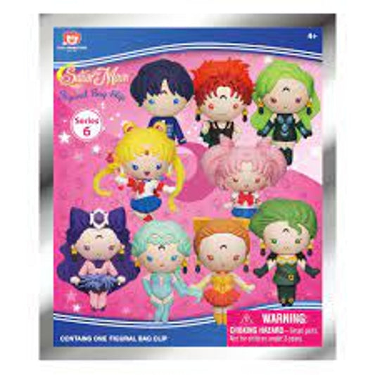 Sailor Moon Série 6 Clip Sac 3D Mousse Pochette Mystère
