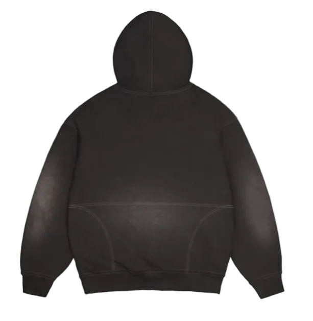 Jacker 'Rough' Garment Dyed Premium Zip-Up Hoodie - Black