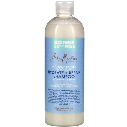 SHEMOISTURE MANUKA HONEY & YOGURT HYDRATE+REPAIR SHAMPOO 19.8OZ