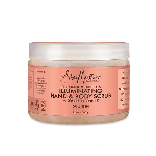 SHEAMOISTURE COCO & HIBSCUS HAND & BODY SCRUB 12OZ