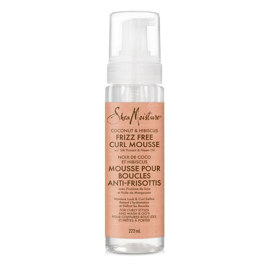 SHEAMOISTURE Coconut & Hibiscus Frizz-Free Curl Mousse 7.5OZ