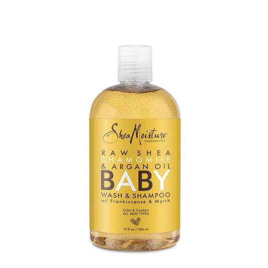 SHEAMOISTURE Raw Shea Chamomile & Argan Oil Baby Wash & Shampoo 13 OZ
