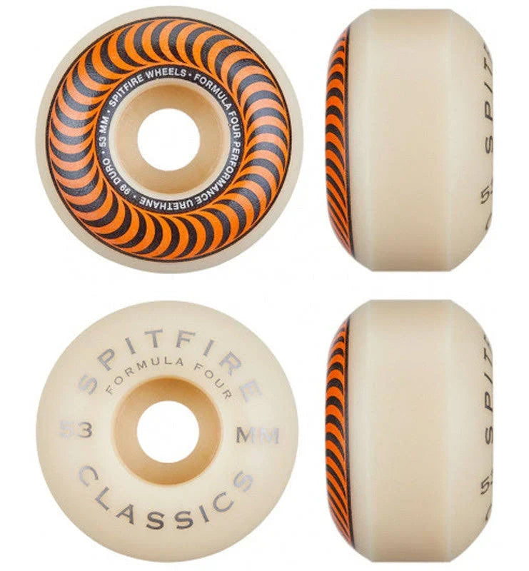Spitfire 'Classic' 99A Wheels 53MM - White
