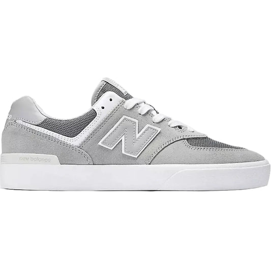 New Balance Numeric '574VGY' Shoes - Grey/White