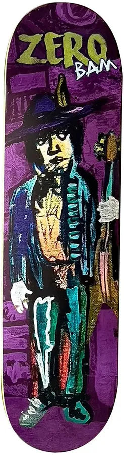 Zero x Bam Margera 'Music Man' Skateboard Deck - Multi