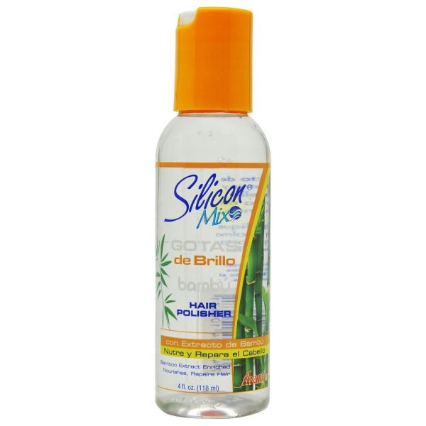 SILICON MIX GOTAS DE BRILLO BAMBU POLISSOIR À CHEVEUX 4OZ