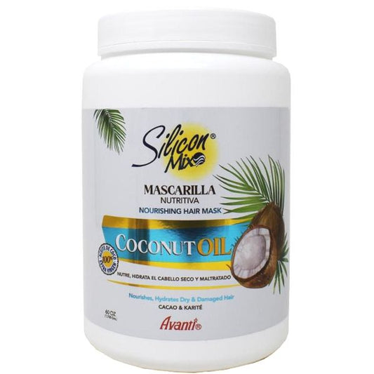 SILICONMIX MASCARILA NUTRITIVA COCONUT OIL HAIR MASK 60 OZ