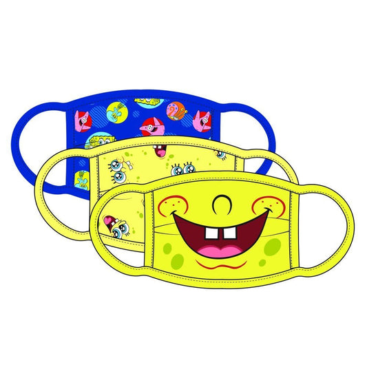 Lot de 3 masques Bob l'éponge pour enfants