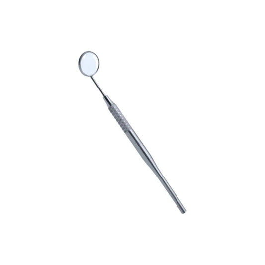 Miroir dentaire en acier inoxydable, outil d'inspection buccale pour dentiste, stérile, 6,5 po