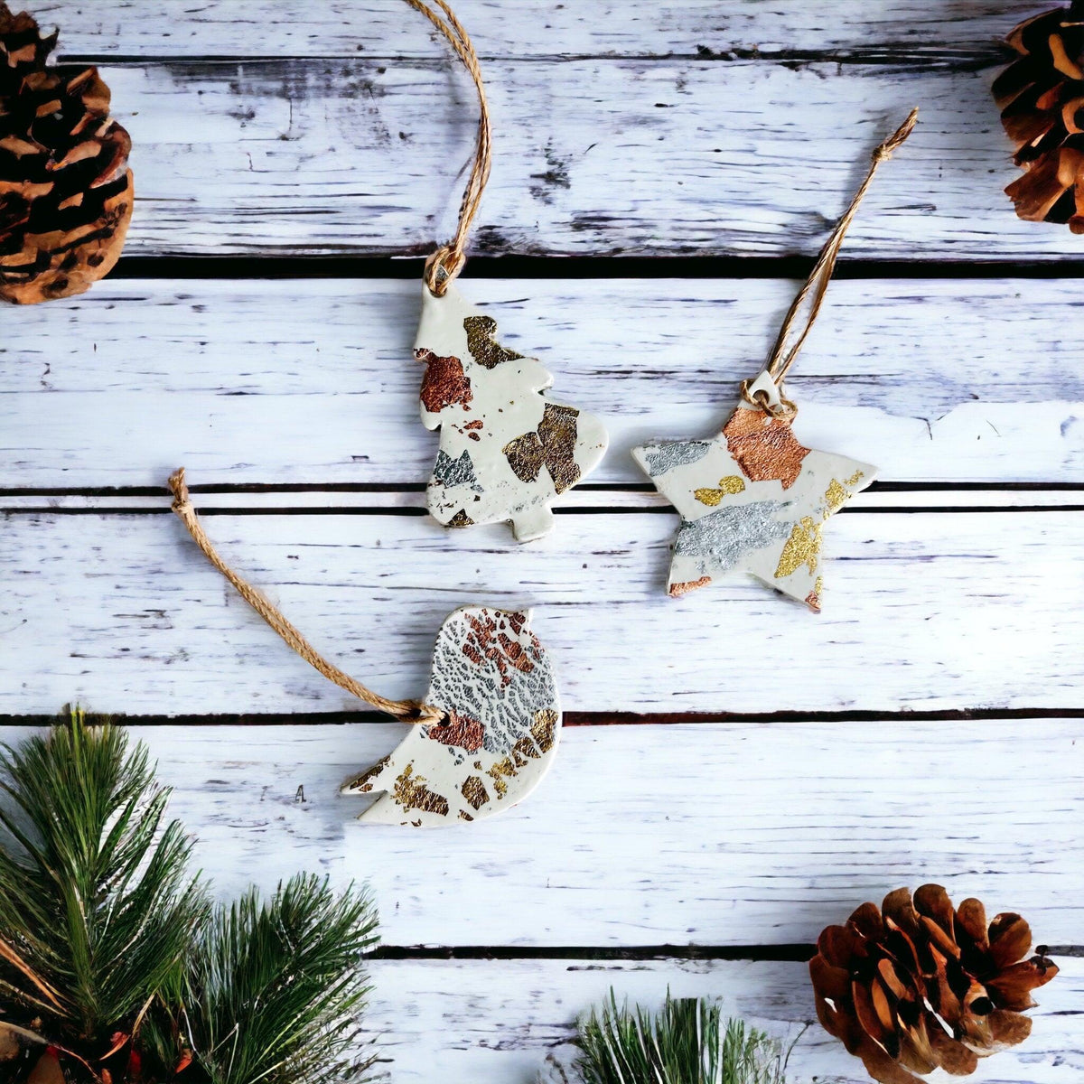Dove Christmas Ornament, Minimalist Decoration