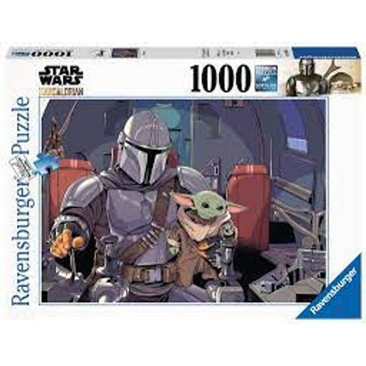 Star Wars - The Mandalorian tenant Grogu Puzzle 1000 pièces