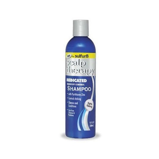 SULFUR 8 Scalp Therapy Medicated Dandruff Control shampoo 9.5oz