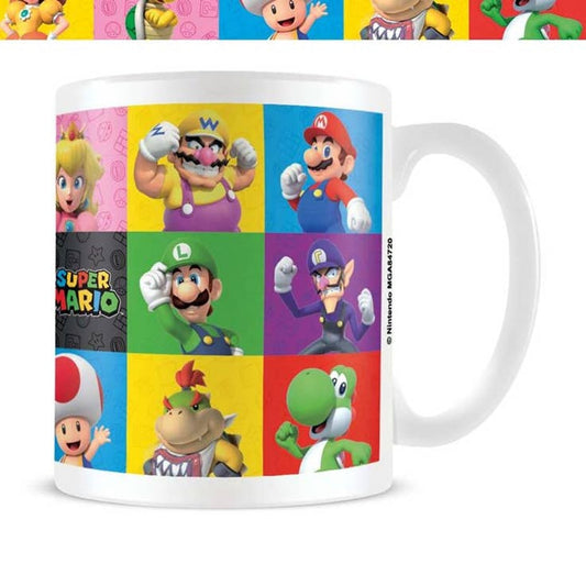 Mug blanc Super Mario 3D Amis et Ennemis 325 ml