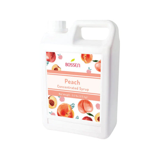 Pêche | Polyvalent | Sirop pour thé aux perles | Purée de fruits | Mélange pour smoothie/granité de fruits | Restauration Canada | Livraison gratuite au Canada pour les commandes de plus de 199 CAD