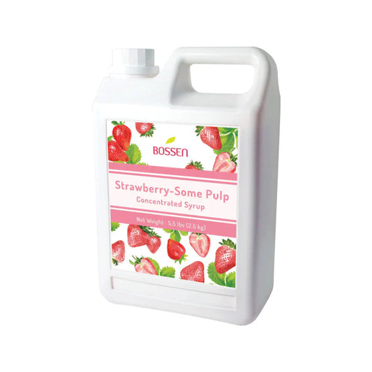 Fraise | Multi-usage | Sirop pour thé aux perles | Purée de fruits | Mélange pour smoothie/slush aux fruits | Restauration Canada | Livraison gratuite partout au Canada pour les commandes de plus de 199 CAD