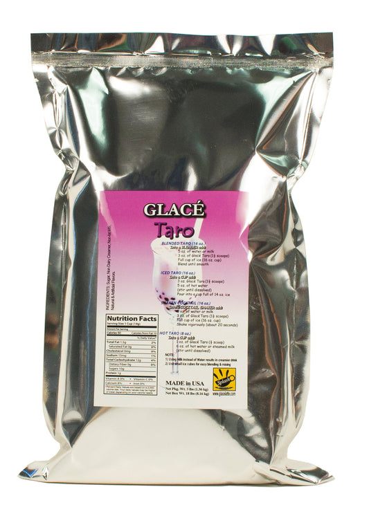 Taro 4 in 1 Mix for Bubble Tea, Smoothies, Lattes and Frappes, 3 lbs. Bag (Case 6 x 3 lbs. Bags)  - Ships Free Within Canada on Orders Above CAD $199