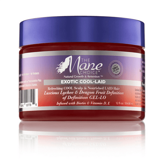 THE MANE CHOICE Exotic Cool Laid Luscious Lychee & Dragon Fruit Definition of Definition Gel-Lo 12OZ