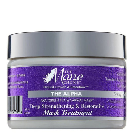 THE MANE CHOICE Green Tea & Carrot Deep Strengthening & Restore Mask Treatment 12oz
