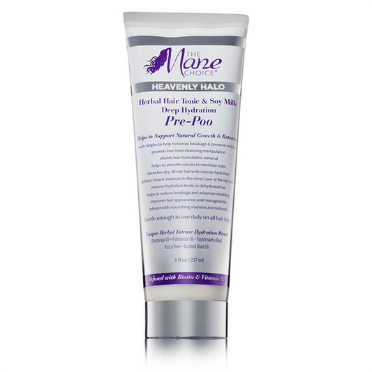 THE MANE CHOICE Heavenly Halo Herbal Hair Tonic & Soy Milk Deep Hydration Pre-Poo 8OZ