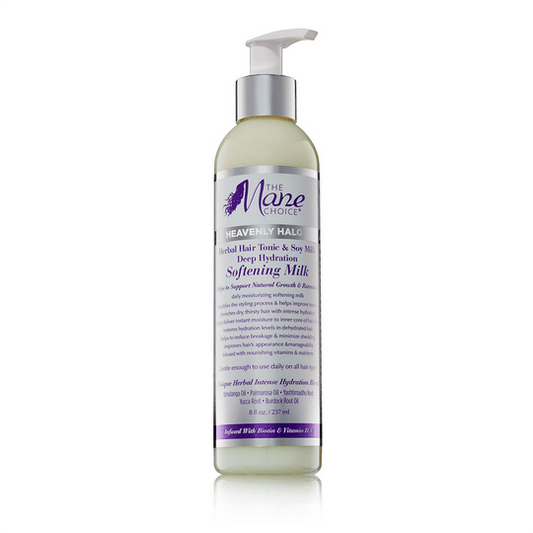 THE MANE CHOICE Heavenly Halo Herbal Hair Tonic & Soy Milk Deep Hydration Softening Milk 8oz
