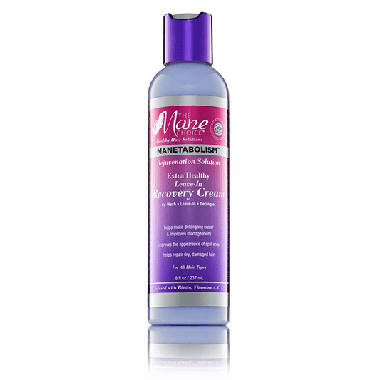 THE MANE CHOICE Manetabolism Rejuvenation Solution Extra Healthy Leave-In Recovery Cream 8OZ