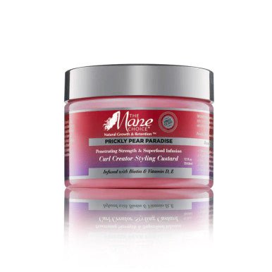 THE MANE CHOICE  PRICKLY PEAR PARADISE CURL CREATOR STYLING CUSTARD 12OZ