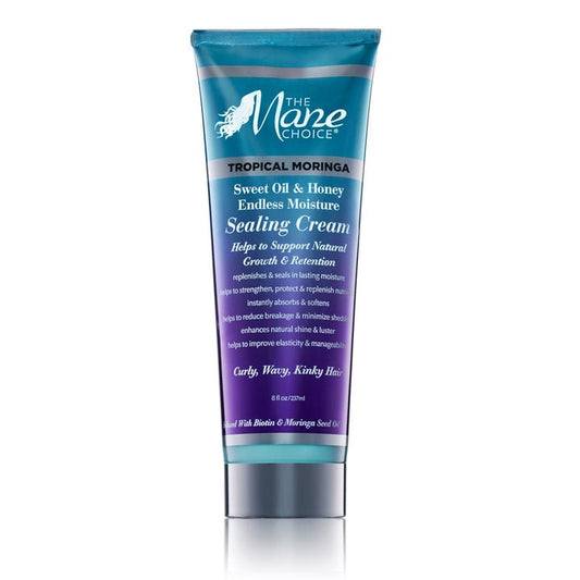 THE MANE CHOICE Tropical Moringa Sweet Oil & Honey Endless Moisture Sealing Cream 8OZ
