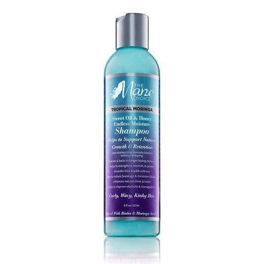 THE MANE CHOICE Tropical Moringa Sweet Oil & Honey Endless Moisture Shampoo 8OZ