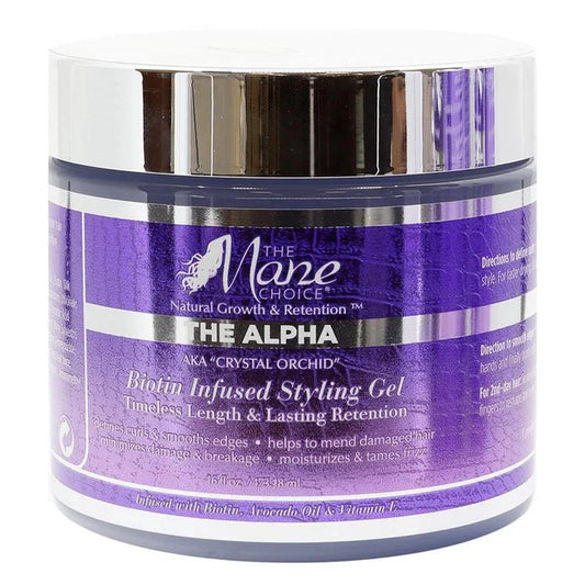 THE MANE CHOICE THE ALPHA BIOTIN INFUSED STYLING GEL 16OZ