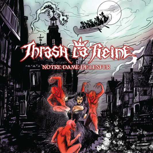 THRASH LA REINE / NOTRE-DAME-DE-L'ENFER - LP ROUGE