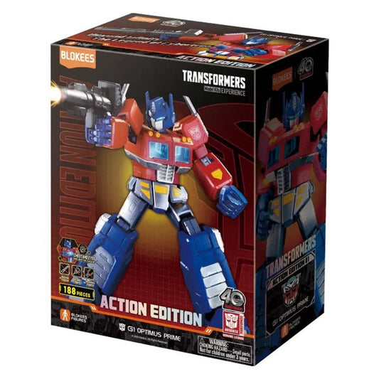 Transformers Action Edition - Kit de Modélisme Blokees Optimus Prime G1