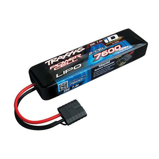Traxxas 2S 7600mAh 7.4V 25C LiPo iD Connector Soft Case Battery