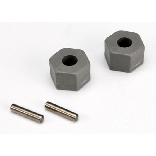 Traxxas 3654 Front Wheel Hubs, Hex, Axel Pins (2): RU, ST, SLH