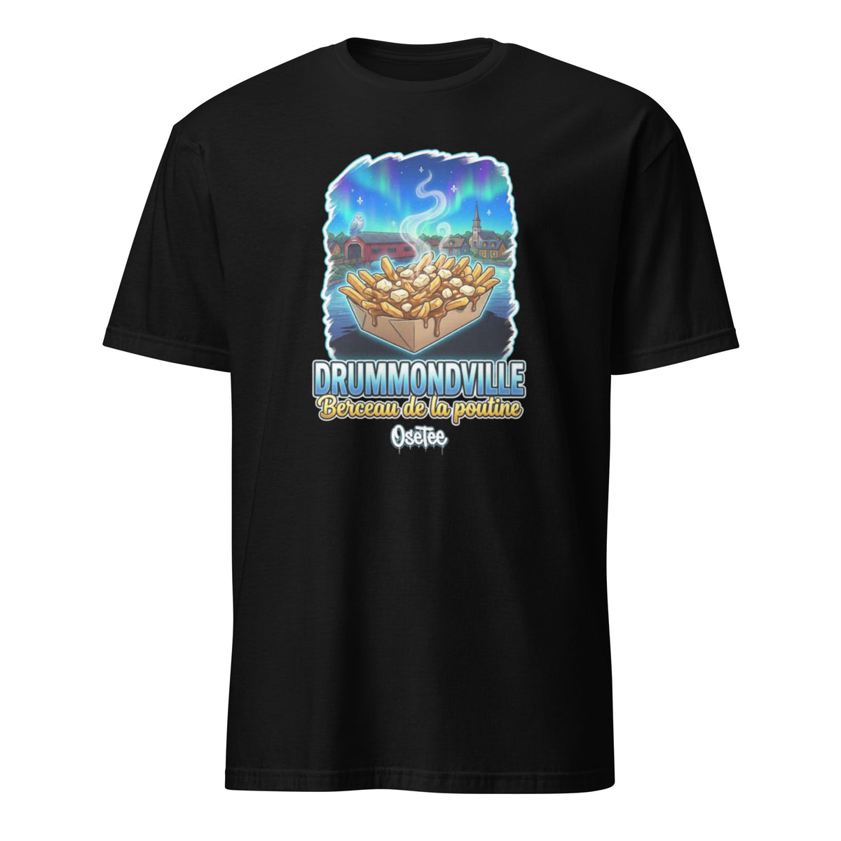 OseTee Drummondville T-shirt, Black – T-shirt Drummondville noir, Centre-du-Québec, Québec